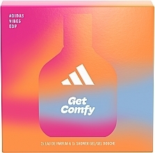 Adidas Vibes Get Comfy - Набір (edp/100ml + edp/30ml + sh/gel/100ml) — фото N2