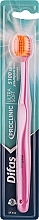 Духи, Парфюмерия, косметика Зубная щетка "Ultra Soft" 512568, розовая с оранжевой щетиной - Difas Pro-Clinic 5100