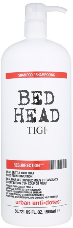 Шампунь відновлюючий для слабкого ламкого волосся - Tigi Bed Head Urban Antidotes Resurrection Shampoo — фото N4