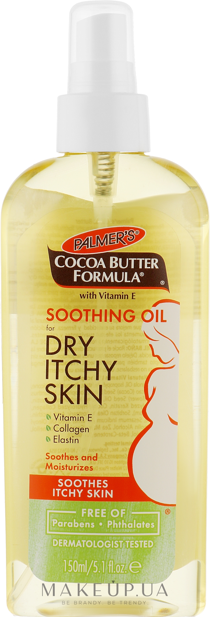 Заспокійливе масло для тіла - Palmer's Cocoa Butter Formula Soothing Oil — фото 150ml