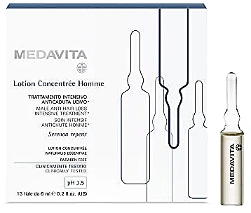 УЦІНКА Ампули проти випадіння волосся - Medavita Lotion Concentree Ampoules For Men * — фото N2