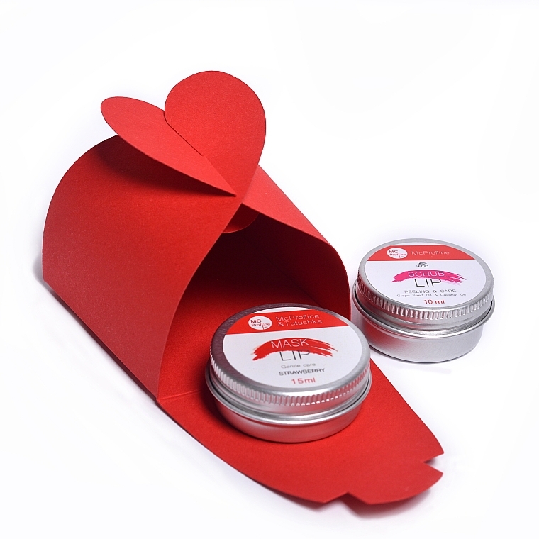 Набор "Горячий поцелуй" в подарочной упаковке - Miss Claire MC Profline (l/scr/10ml + l/mask/15ml) — фото N1