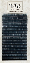 Ресницы в ленте черно-синие B 0,07/10 - Vie de Luxe — фото N1