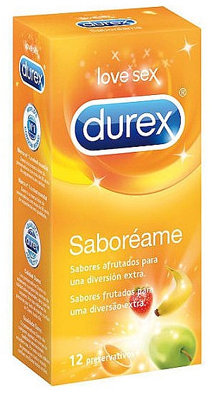 Презервативи, 12 шт. - Durex Saboreame — фото N1