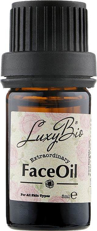 Масло дамасской розы для лица - LuxyBio Extraordinary Face Oil