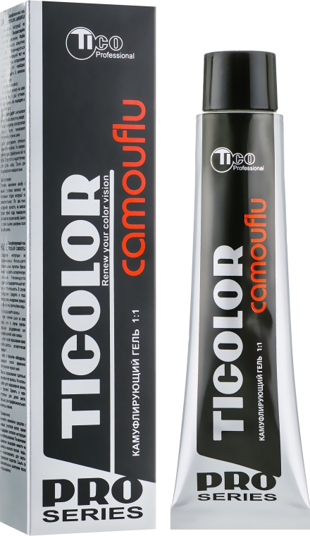 Камуфлирующий гель для седины - Tico Professional Ticolor Gel Color For Man