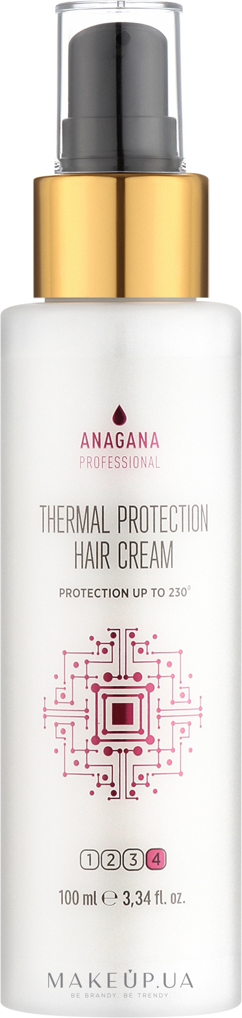 Крем для волосся "Термозахист до 230 ºС" - Anagana Professional Thermal Protection Hair Cream — фото 100ml