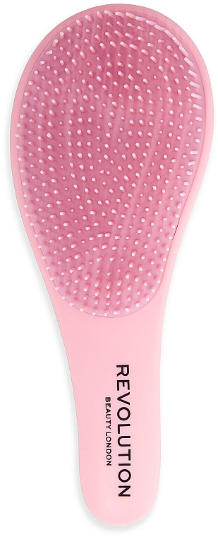 Щітка для розплутування волосся, рожева - Makeup Revolution Detangle Me! Pink Detangling Hair Brush — фото N1