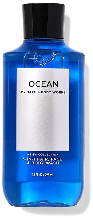 Гель для душу 3 в 1 - Bath and Body Works Ocean 3-in-1 Hair, Face & Body Wash — фото N1