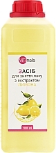 Рідина для зняття лаку з екстрактом лимона - ViTinails — фото N1