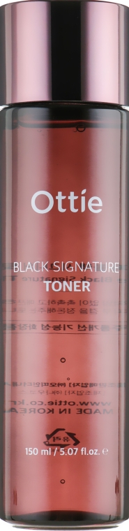 Тонер для лица с муцином черной улитки - Ottie Black Signature Toner — фото N2