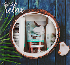 Духи, Парфюмерия, косметика УЦЕНКА Косметический набор - Dr. Sante Coconut Hair Time To Relax (h/shm/250ml + h/balm/200ml + h/spr/150ml) *