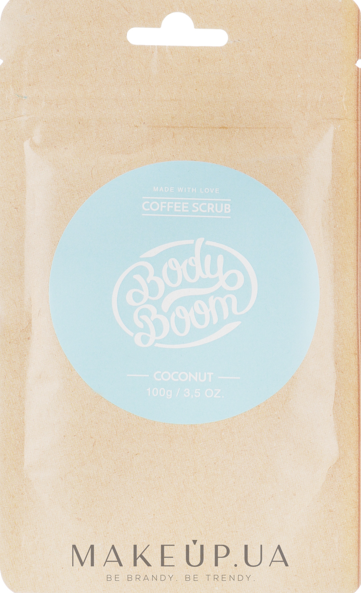 Кофейный скраб, кокосовый - BodyBoom Coffee Scrub Coconut — фото 100g