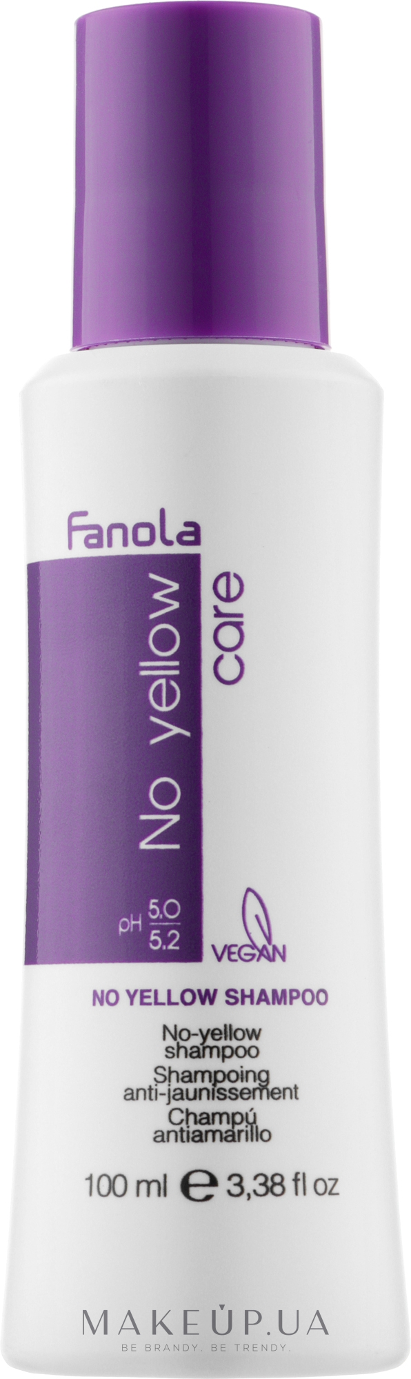 Шампунь для нейтралізації жовтизни - Fanola No-Yellow Shampoo — фото 100ml