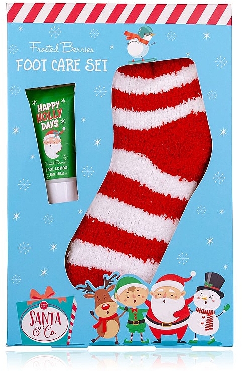 Набор для ухода за ногами - Accentra Santa & CoFoot Care Set (f/lot/30ml + socks) — фото N1