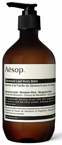 Зволожувальний бальзам для тіла - Aesop Geranium Leaf Body Balm (з помпою) — фото N1