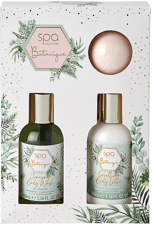 Набор - Style & Grace Spa Mini Treats (b/wash/100ml + b/lot/100ml + b/fizzer/55g) — фото N1