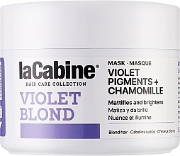 Парфумерія, косметика Маска для світлого волосся - La Cabine Violet Blond Mask Violet Pigments + Chamomille