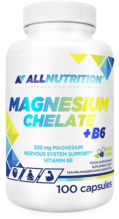 Пищевая добавка "Magnesium Chelate + B6" - Allnutrition — фото N1