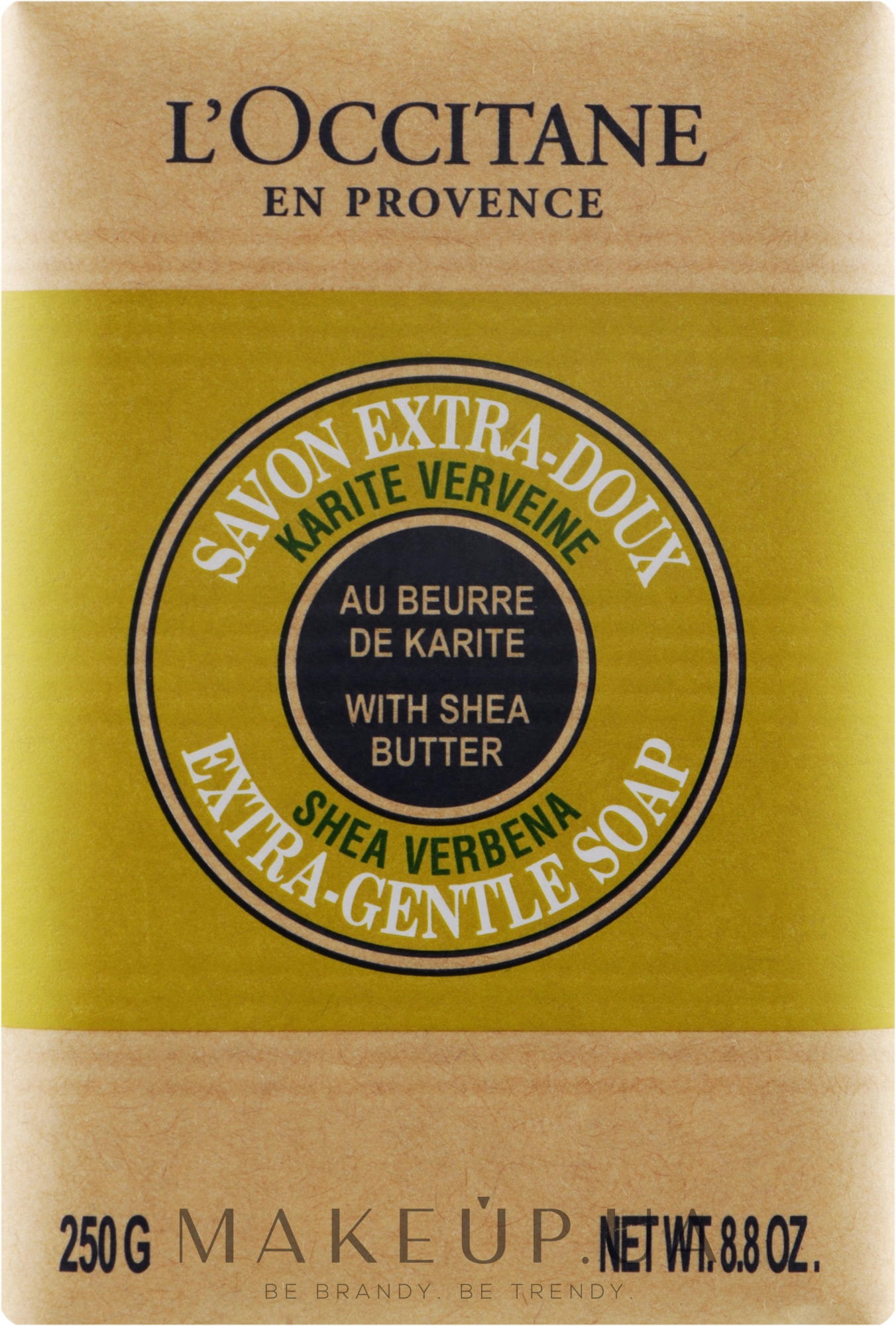 Мыло "Карите-молоко" - L'occitane Shea Butter-Verbena Extra-Gentle Soap — фото 250g