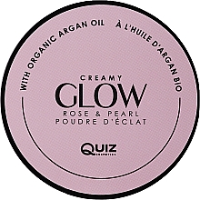 Кремовые румяна-хайлайтер - Quiz Cosmetics Glow Compact Powder — фото N2