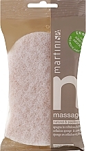 Духи, Парфюмерия, косметика Массажная губка-пилинг для тела - Martini Spa Massage Natural&Peeling Sponge