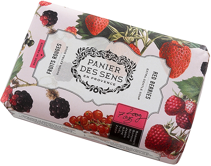 Экстра-нежное мыло масло ши "Красные Ягоды" - Panier Des Sens Extra Gentle Natural Soap with Shea Butter Red Berries