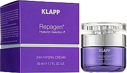 Крем зволожувальний для обличчя - Klapp Repagen Hyaluron Selection 7 24 Hydra Cream — фото N2