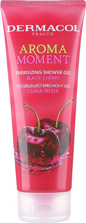 Гель для душа пробуждающий "Черная черешня" - Dermacol Body Aroma Ritual Energizing Shower Gel — фото N1