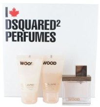 Духи, Парфюмерия, косметика DSQUARED2 SHE WOOD - Набор (edp 30ml + b/l 30ml + s/g 30ml)