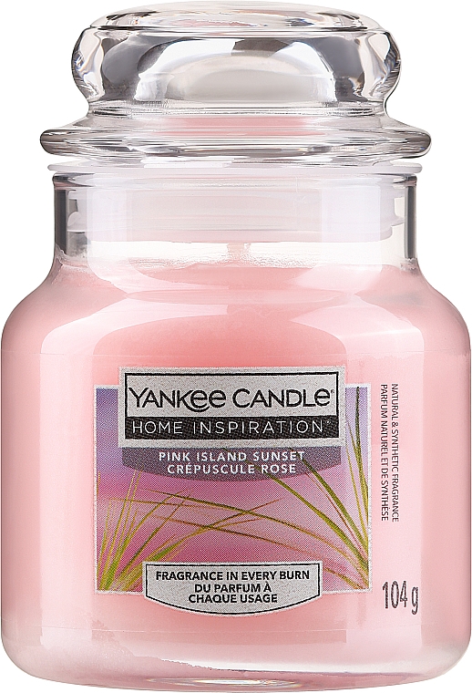 Ароматична свічка у банці - Yankee Candle Home Inspiration Pink Island Sunset — фото N1