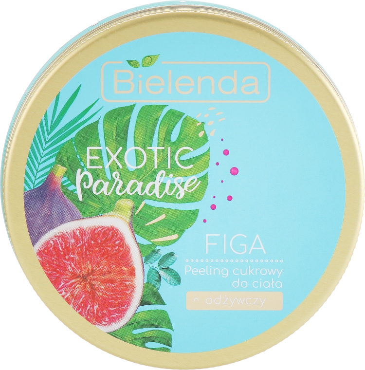 Сахарный скраб для тела питательный "Инжир" - Bielenda Exotic Paradise Nourishing Body Scrub Figa — фото N1