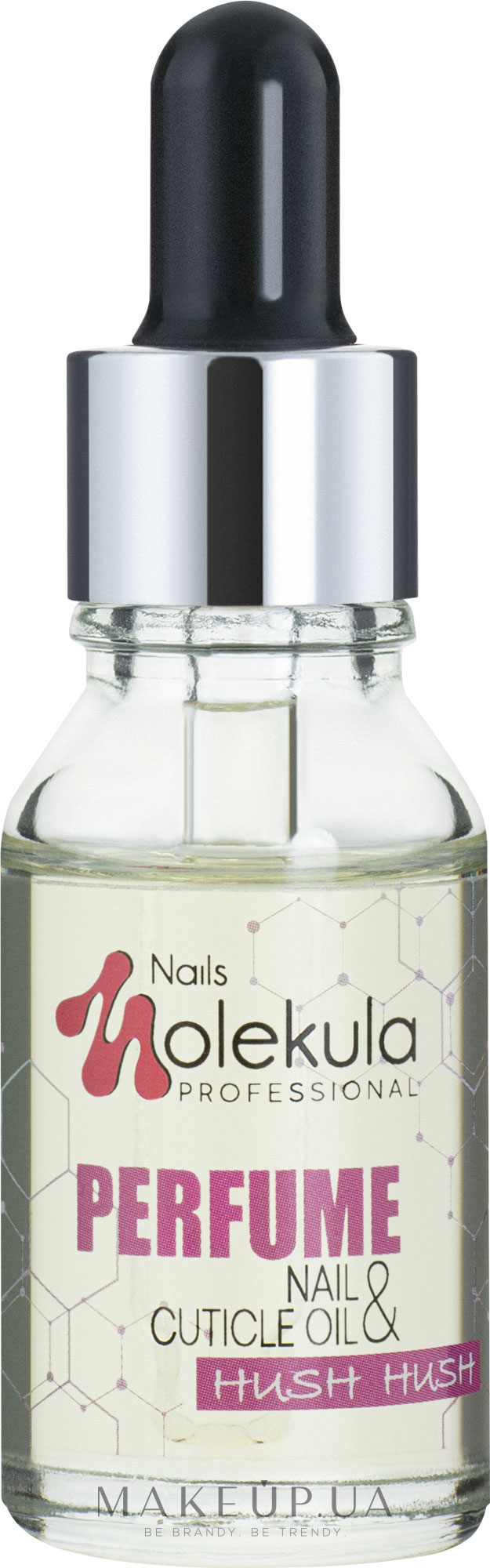 Олія для кутикули парфумована "Hush Hush" - Nails Molekula Professional Perfume Nail Oil — фото 15ml