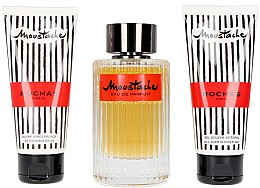 Духи, Парфюмерия, косметика Набор - Rochas Moustache (edp/125ml + sh/gel/100ml + b/balm/100ml) 