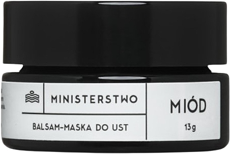 Медовий бальзам-маска для губ - Ministerstwo Dobrego Mydla — фото N1