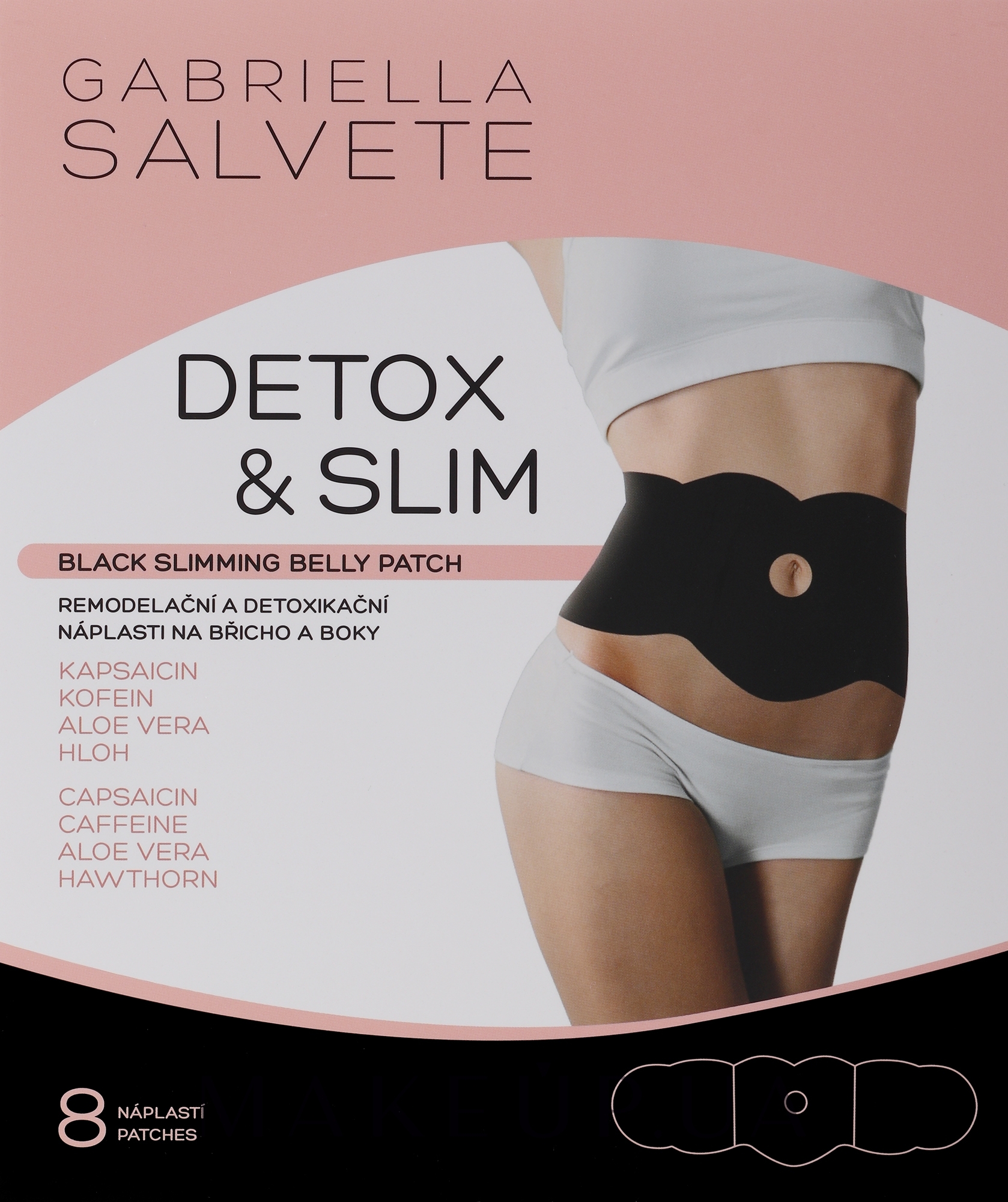 Патчі для схуднення й зміцнення живота - Gabriella Salvete Slimming Belly Patch — фото 8шт