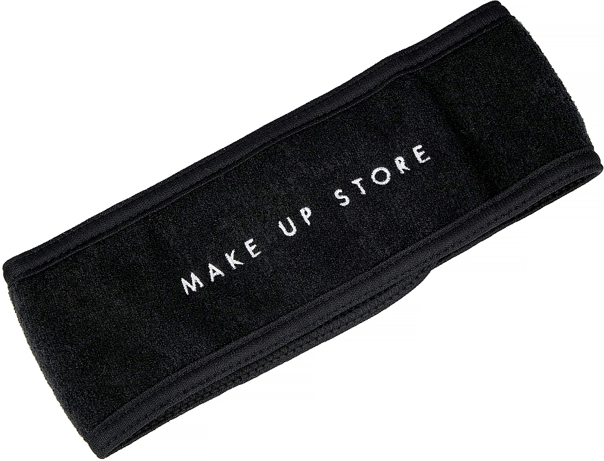 Косметична пов'язка на голову, чорна - Make Up Store Make Up Band Black — фото N1