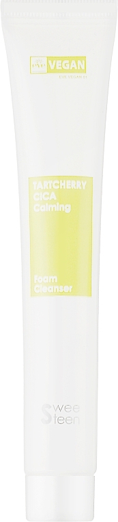 Очищувальна пінка з центелою для проблемної шкіри - Sweeteen Tartcherry Cica Calming Foam Cleanser — фото N3