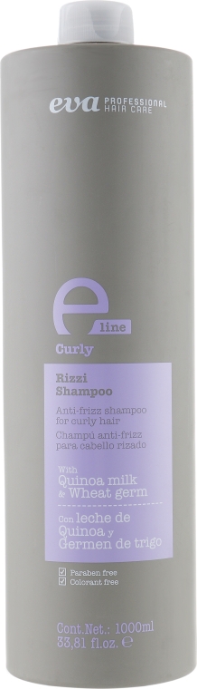 Шампунь против завивания для вьющихся волос - Eva Professional E-line Curly Shampoo — фото N1
