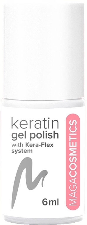 Гібридний гель-лак для нігтів - Maga Cosmetics Kera-Flex System Keratin Gel Polish — фото N1