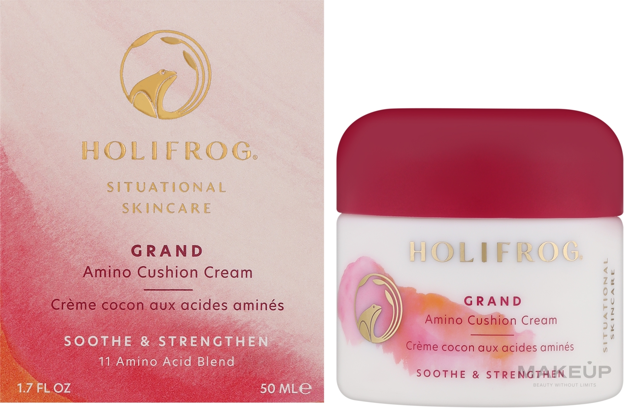 Зволожувальний крем з амінокислотами - HoliFrog Grand Amino Cushion Cream — фото 50ml