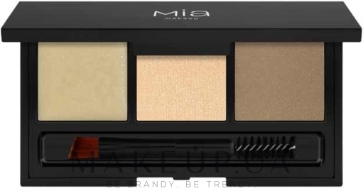 Палетка для бровей - Mia Makeup Set & Define Eyebrow Palette — фото Blonde