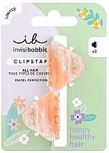 Заколка для волосся, 2 шт. - Invisibobble Clipstar Easter Pastel Perfection — фото N1