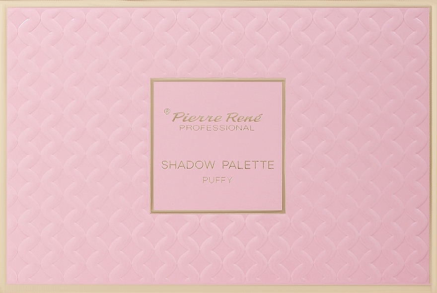 Палетка теней для век - Pierre Rene Professional Shadow Palette Puffy — фото N2