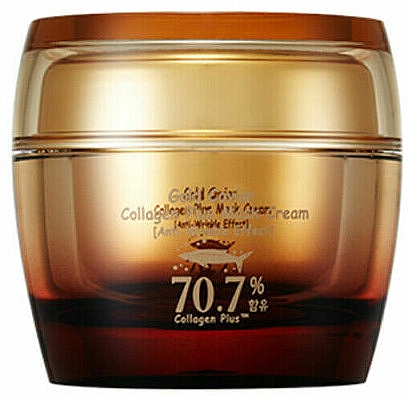 Крем-маска з колагеном і екстрактом ікри - SkinFood Gold Caviar Collagen Plus Mask Cream — фото N1