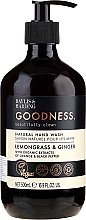 Рідке мило для рук - Baylis & Harding Goodness Lemongrass & Ginger  Natutal Hand Wash — фото N1
