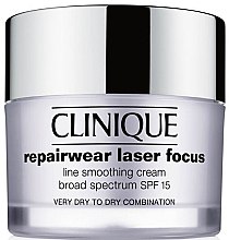 Парфумерія, косметика Крем для обличчя - Clinique Repairwear Laser Focus SPF 15 Line Smoothing Cream