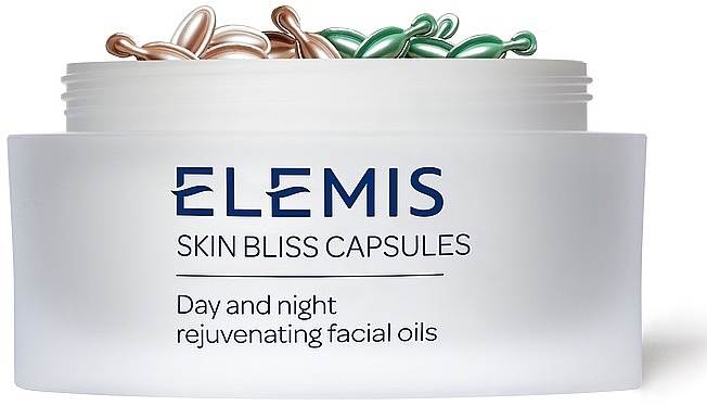 Капсули для шкіри обличчя - Elemis Skin Bliss Capsules Day And Night Rejuvenating Facial Oils — фото N1