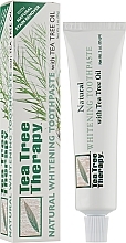 УЦЕНКА Отбеливающая зубная паста с маслом чайного дерева - Tea Tree Therapy Whitening Toothpaste With Tea Tree Oil * — фото N2