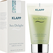 Пілінг для тіла "Зелені водорості" - Klapp Sea Delight Soft Body Peeling Green-Algae — фото N2